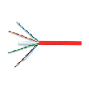 Rosenberger Cat-6 UTP, 2 Meter, Red Network Cable #CP61-425-1P2, Patch Cord