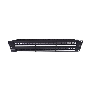 Rosenberger Cat-6 UTP 24 Port Modular Patch Panel Frame #CP41-431-03-E (Without Keystones)