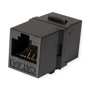Rosenberger Cat-6A UTP 180 Degree Keystone Black Modular #CP31-171-21