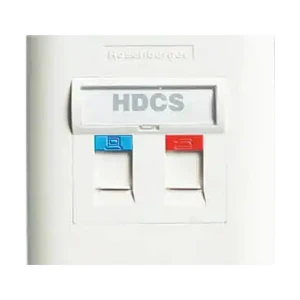 Rosenberger Plane White Face Plate (Double Port) #CP21-112-10