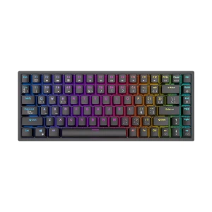 Royal Kludge RK 84 Tri Mode RGB Hot Swap (Red Switch) Black Mechanical Gaming Keyboard