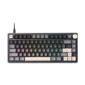 Royal Kludge RK R75 Wired RGB Hot Swap Phantom Cherry Keycaps Mechanical Gaming Keyboard