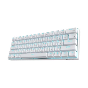 Royal Kludge RK61 Gateron (Blue Switch) White Dual Mode RGB Gaming Keyboard