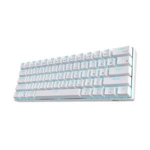 Royal Kludge RK61 Tri Mode RGB Hot Swap (Brown Switch) White Mechanical Gaming Keyboard