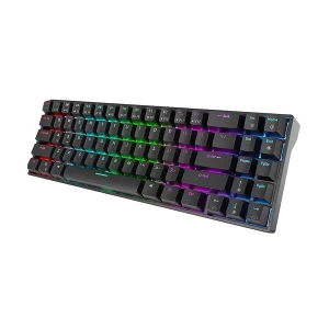 Royal Kludge RK71 Tri Mode RGB Hot Swap (Red Switch) Black Gaming Keyboard