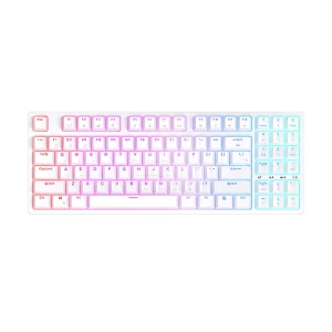 Royal Kludge RK92 Bluetooth, USB White  (Red Switch) Mechanical Gaming Keyboard