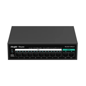Ruijie RG-ES110FG-P 10-Port Unmanaged PoE Switch