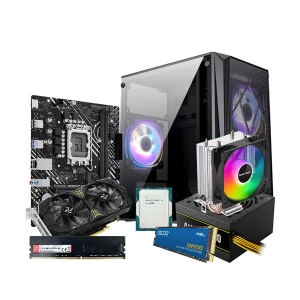 Ryans Education PC F580, 12th Gen Intel Core i5 12400F 16GB RAM, 8GB GPU Gaming Desktop PC (Without Monitor, KB and Mou)
