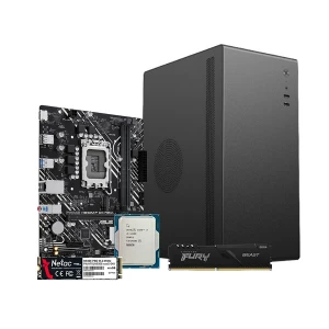 Ryans Office PC V138, Intel 13th Gen Core i3 13100 8GB RAM Desktop PC (Without Monitor, KB and Mou)