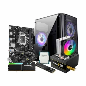 Ryans Education PC F580, 12th Gen Intel Core i5 12400F 16GB RAM, 8GB GPU Gaming Desktop PC (Without Monitor, KB and Mou)