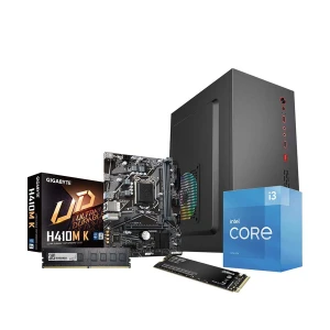 Ryans Office PC H105, 10th Gen Intel Core i3 10105 8GB RAM, 512GB SSD Regular Desktop PC (Without Monitor, KB and Mou)