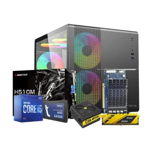 Ryans PC-G C5104F2G, Intel Core i5 10400F 8GB RAM, 256GB SATAII SSD Gaming Desktop PC (Without Monitor, KB and Mou)