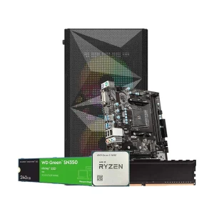Ryans PC-G R560Gi AMD Ryzen 5600G 8GB DDR4, 240GB PCIe SSD Gaming Desktop PC