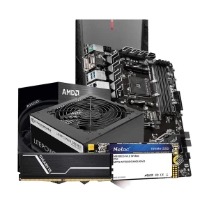 Ryans PC-G R560X6G AMD Ryzen 5 5600X 8GB RAM, 256GB PCIe SSD Gaming Casing, Gaming Desktop PC (Without Monitor, KB And Mou)