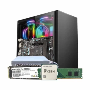 Ryans PC-G R5700G AMD Ryzen 5700G 8GB DDR4, 512GB PCIe SSD Gaming Desktop PC