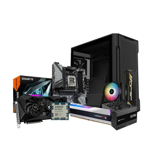 Ryans PC PG596D, AMD Ryzen 5 9600X 16GB RAM, 512GB SSD Pro Gaming Desktop PC (Without Monitor, KB and Mou)