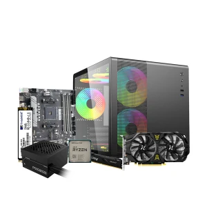 Ryans PC VG56D AMD Ryzen 5 5600 8GB RAM, 256GB SSD Desktop PC (Without Monitor, KB and Mou)