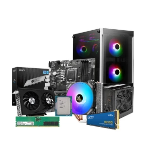 Ryans Professional PC GD570, 13th Gen Core i5 13400 4GB GPU, 16GB RAM Gaming Desktop PC (Without Monitor, KB and Mou)