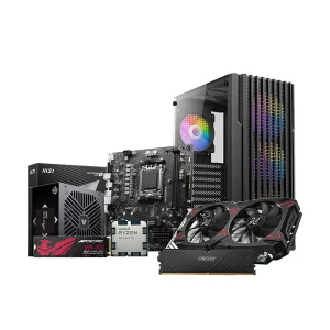 Ryans Professional PC RGD765, AMD Ryzen 7 7700 8GB GPU, 16GB RAM Gaming Desktop PC (Without Monitor, KB and Mou)