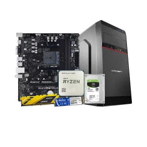 Ryans-S R56G AMD Ryzen 5 5600G 8GB RAM, 128GB SATAIII SSD + 1TB HDD Desktop PC (Without Monitor, KB, MOU)