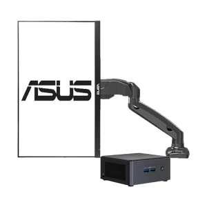 Ryans Terminal-I-11-i3 Intel NUC Single Terminal with Intel Core i3 1115G4 NUC (128GB M.2, 4GB, ASUS VT229H 21.5 FHD Touch Monitor with Single ARM Mount)