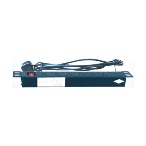 Safenet 7 Port 1.5U 16 AMP PDU For Server Rack #SN2-1.5UA-E7-K