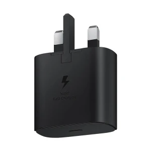 Samsung 25W USB-C Black Charger / Charging Adapter (3 Pin, UK) #TA800 / EP-TA800NBEG