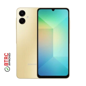 Samsung Galaxy A06 4GB RAM, 64GB ROM Gold Smartphone