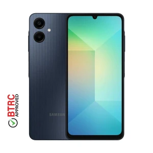 Samsung Galaxy A06 6GB RAM, 128GB ROM Black Smartphone