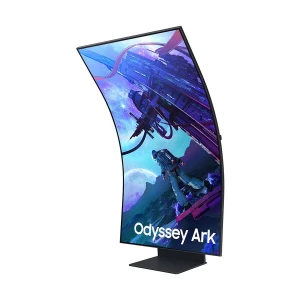 Samsung Odyssey Ark 2nd Gen 55 Inch 4K UHD Tri HDMI, DP, USB, USB-C Curved Smart Gaming Monitor #LS55CG970NNXGO (No Warranty)