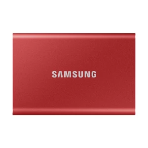 Samsung T7 1TB USB 3.2 Gen 2 Type-C METAllic Red External SSD #MU-PC1T0R / MU-PC1T0R/AM / MU-PC1T0R/WW (3 Year)
