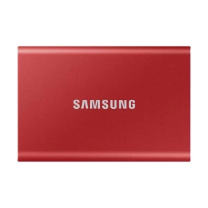 Samsung T7 2TB USB 3.2 Gen 2 Type-C METAllic Red Portable External SSD #MU-PC2T0R / MU-PC2T0R/AM (3 Year)
