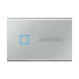 Samsung T7 Touch 1TB USB 3.2 Gen 2 Type-C Silver Portable External SSD #MU-PC1T0S / MU-PC1T0S/WW (3 Year)