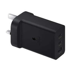 Samsung Trio PD EP-T6530 65W USB & Dual USB-C Black Charger / Charging Adapter # EP-T6530NBEGGB (3 Pin, UK)