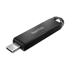 Sandisk 128GB Ultra Type-C 3.1 Super-Thin Retractable Black Pen Drive # CZ460-128G