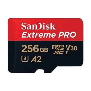 Sandisk Extreme Pro 256GB MicroSD UHS-I U3 Class 10 A2 V30 Memory Card #SDSQXCZ-256G-GN6MA
