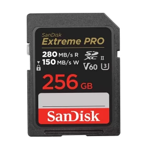 Sandisk Extreme PRO 256GB SDXC UHS-II U3 V60 Memory Card #SDSDXEP-256G-GN4IN