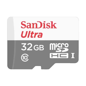 Sandisk Ultra 32GB MicroSDHC UHS-I Class 10 Memory Card #SDSQUNR-032G-GN3MN