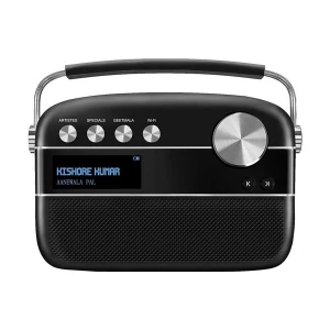 Saregama Carvaan 2.0 (WiFi) - Hindi - (5000 Song, Radio, Bluetooth, Aux, USB) Classic Black Portable Music Player (No Warranty)