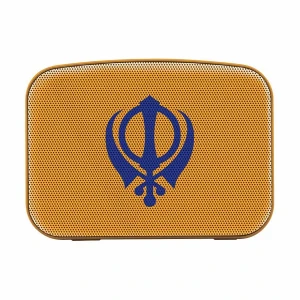 Saregama Carvaan Mini - Gurbani - (100 Song, Radio, Bluetooth, Aux) Saffron Orange Portable Music Player (No Warranty)