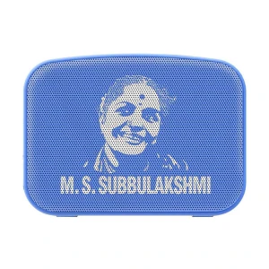 Saregama Carvaan Mini - M.S. Subbulakshmi - (401 Song, Radio, Bluetooth, Aux) Cobalt Blue Portable Music Player (No Warranty)