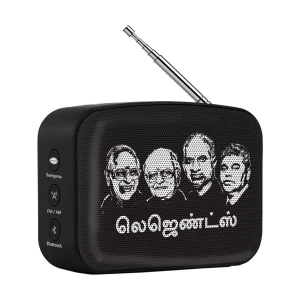 Saregama Carvaan Mini - Tamil - (351 Song, Radio, Bluetooth, Aux) Moonlight Black Portable Music Player (No Warranty)