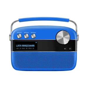 Saregama Carvaan Premium - Pop Colour Hindi - (5000 Song, Radio, Bluetooth, USB, Aux) Cobalt Blue Portable Music Player (No Warranty)
