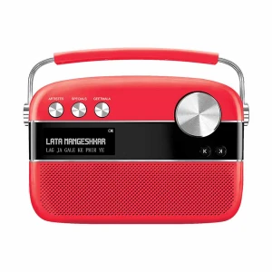 Saregama Carvaan Premium - Pop Colour Hindi - (5000 Song, Radio, Bluetooth, USB, Aux) Coral Pink Portable Music Player (No Warranty)