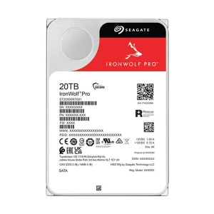 Seagate IronWolf Pro 20TB 3.5 Inch SATA 7200RPM NAS Internal HDD #ST20000NT001