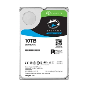 Seagate SKYHAWK AI 10TB 3.5 Inch SATA 7200RPM Surveillance HDD #ST10000VE0008 / ST10000VE001 (5 Year Warranty)