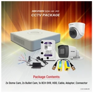 Security / Hikvision Small Home / Office CC TV Package #SOH-HK-001