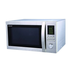 Sharp R-78BT(ST) 43L Silver Microwave Oven With Grill