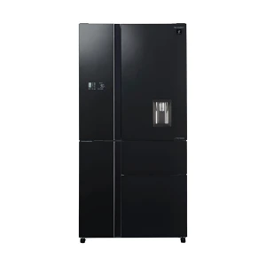 Sharp SJ-FX660W-BK 650L Black 5-Door Inverter Refrigerator