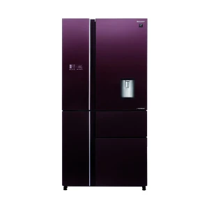 Sharp SJ-FX660W-RD 650L Red 5-Door Inverter Refrigerator